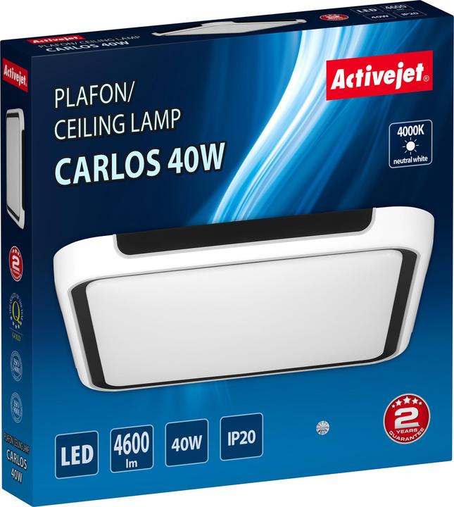 Produktbild Activejet LED-Deckenleuchte AJE-CARLOS 40W (5000 lm, E27)