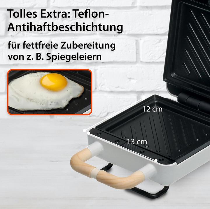 Actual product image ADE Waffle Iron White
