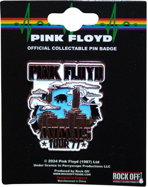 Actual product image Pink Floyd Animals Tour 77 Badge