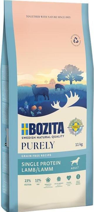 Immagine prodotto Bozita Purely Adult cibo secco senza cereali a base di agnello per cani 11 kg (Adulto, 1 pz., 11000 g)