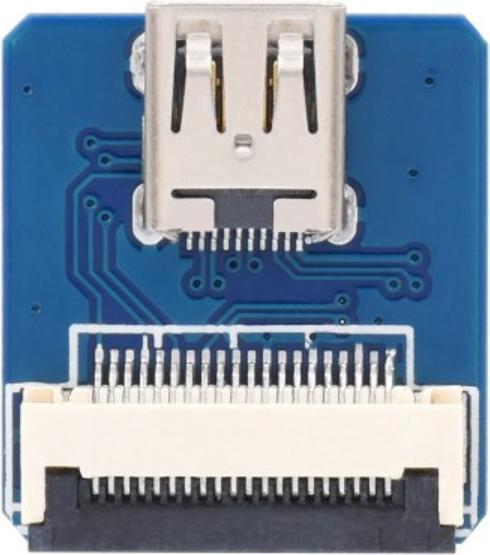 Actual product image WaveShare Micro HDMI Female connector horizontal (HDMI)
