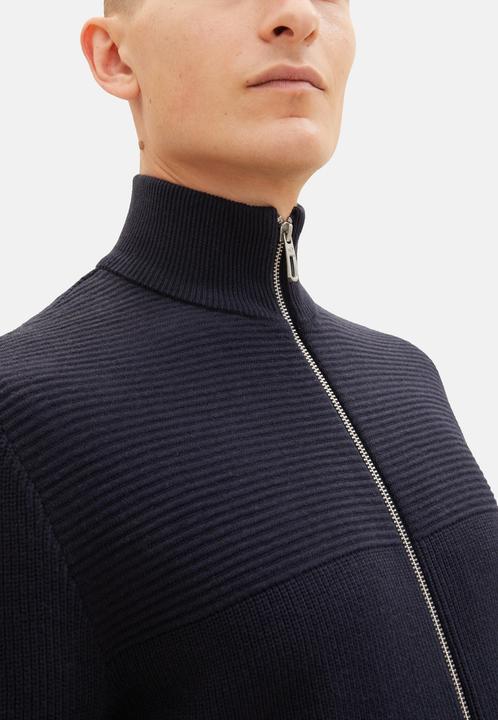 Actual product image Tom Tailor Strickjacke Cardigan Reissverschluss (3XL)