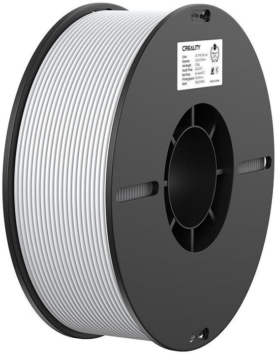 Actual product image Creality Filament TPR White 2.85 mm 1.29 kg (TPU, 2.85 mm, 1290 g, White)