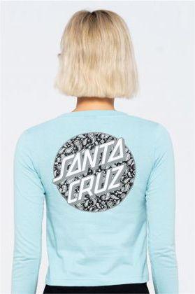Actual product image Santa Cruz Screaming Paisley Dot Longsleeve (XS)