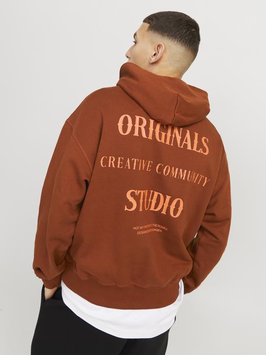 Produktbild Jack & Jones Joraustin Font Sweat Hood Styd Aw24 (XXL)