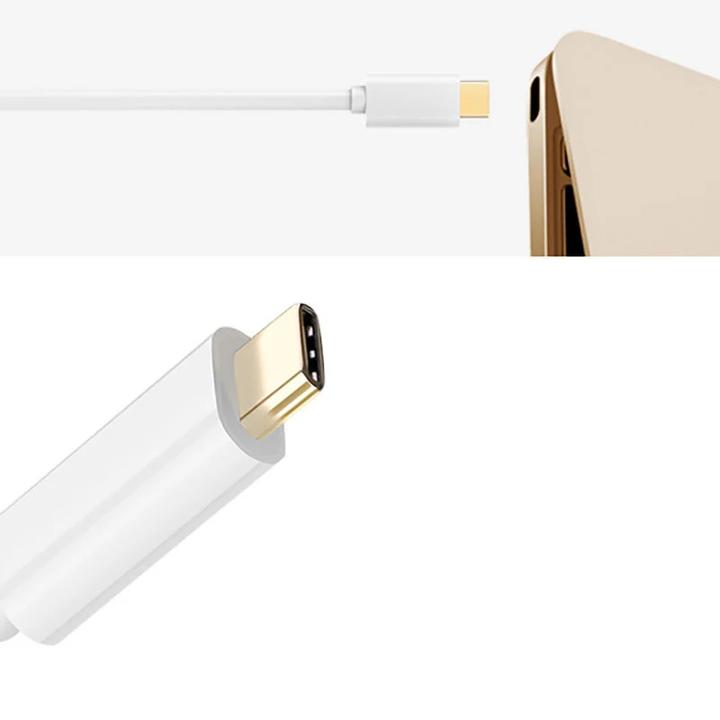 Actual product image Ugreen adapter USB Type C (male) - HDMI (female) white (40273) (HDMI, USB-C, 2.60 cm)