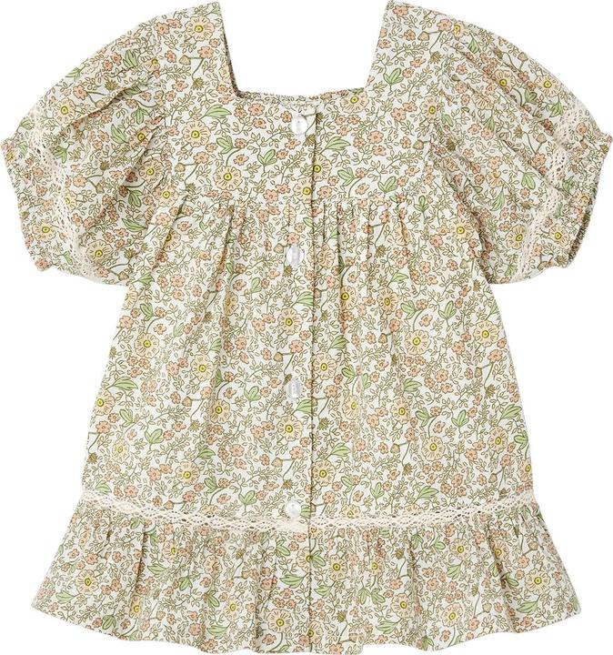 Vertbaudet Mädchen Baby Kleid mit Spitze