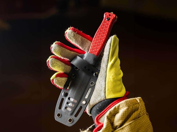 Produktbild Dönges Rettungsmesser Expert Fixed, Farbe Rot (9.50 cm)