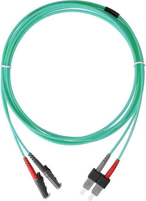 Actual product image BlueOptics Duplex fibre optic patch cable SC-E2000 multimode OM3 3 metres (3 m)