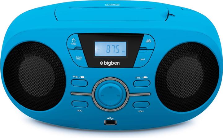 Image du produit Bigben CD/ Radio portable CD61 USB - bleu (FM, AM)