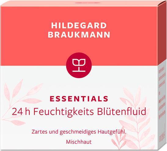 Actual product image Hildegard Braukmann ESSENTIALS 24 h Moisturizing Flower Fluid (Body lotion, 50 ml)