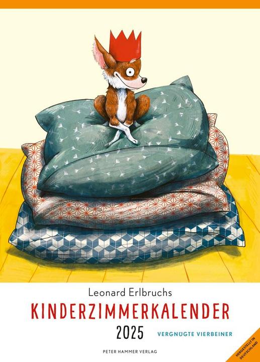 Immagine prodotto Calendario della camera dei bambini di Leonard Erlbruch 2025 (Copertina rigida, Tedesco)
