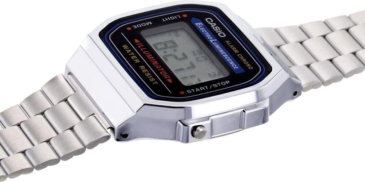 Actual product image Casio Vintage A168wa-1yes (Digital watch, 35 mm)