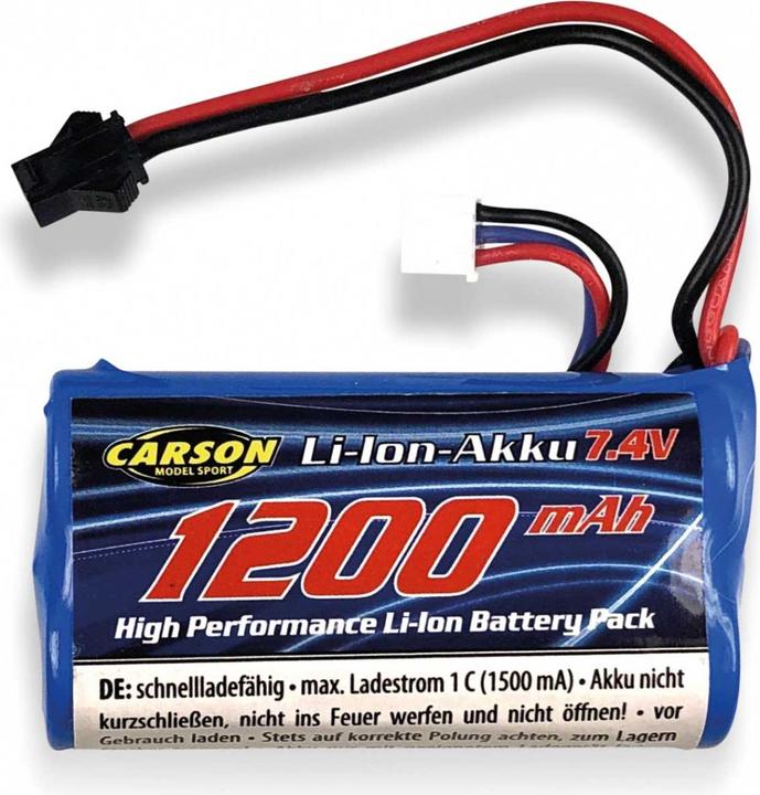 Image du produit Carson 7,4V/1200mAh LiION Land Rover JST (7.40 V, 1200 mAh)