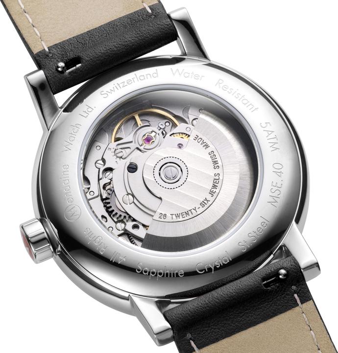 Actual product image Mondaine Evo2 - Automatic (Analogue wristwatch, Swiss made, 40 mm)