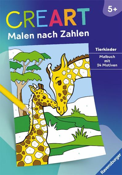 Immagine prodotto Ravensburger CreArt Dipingere con i numeri a partire da 5: bambini animali