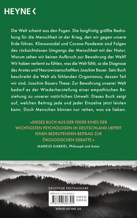 Immagine prodotto Fühlen, was die Welt fühlt (Tedesco, Gioacchino Bauer, 2023)
