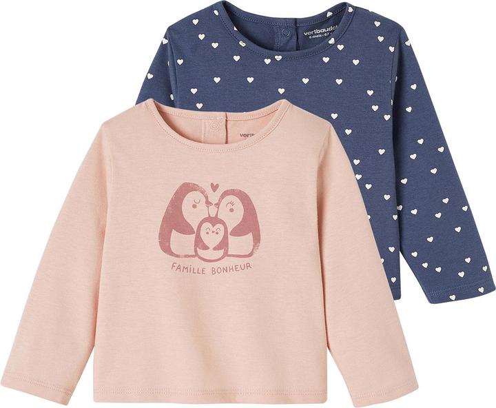Vertbaudet 2er-Pack Baby Shirts BASIC
