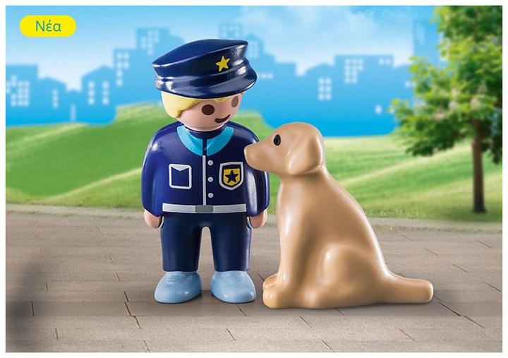 Produktbild Playmobil Polizist mit Hund (70408, Playmobil 1.2.3)