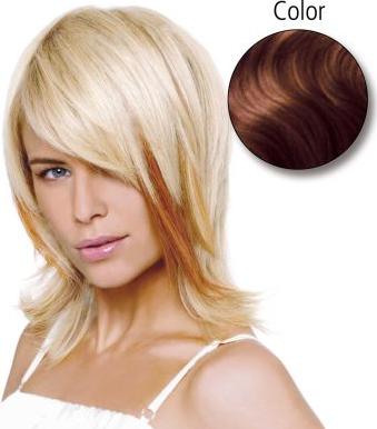Actual product image Balmain natural straight 40 cm 18 medium cocoblond human hair strands 10 pieces (Blond, 40 cm)
