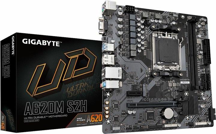 Immagine prodotto Gigabyte GA-A620M S2H (AM5) (D) (AM5, AMD SoC, mATX)