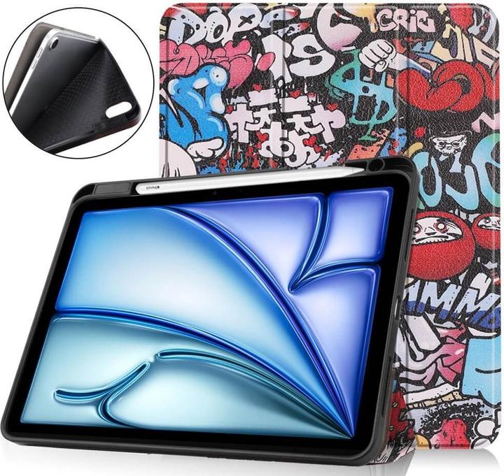 Image du produit Cover-Discount iPad Air 11 2024 - Étui Smart Motif porte-crayon (iPad Air 11 2024 (M2))