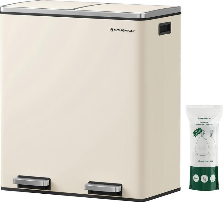 Produktbild Songmics Mülleimer mit Deckel und Inneneimer (60 l)