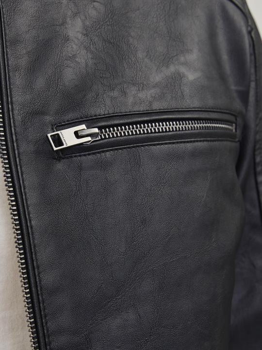 Actual product image Jack & Jones Jjedylan Pu Biker Jacket Noos (XS)