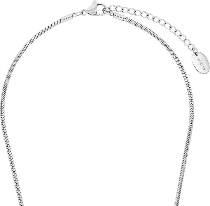 Image du produit S.Oliver Collier pour femme, acier inoxydable (Acier inoxydable, 5 cm)