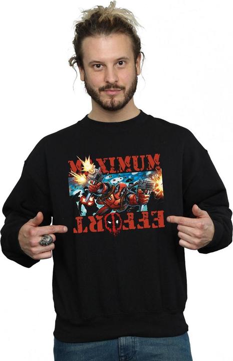 Immagine prodotto Deadpool Maximum Effort Felpa Uomo (3XL)