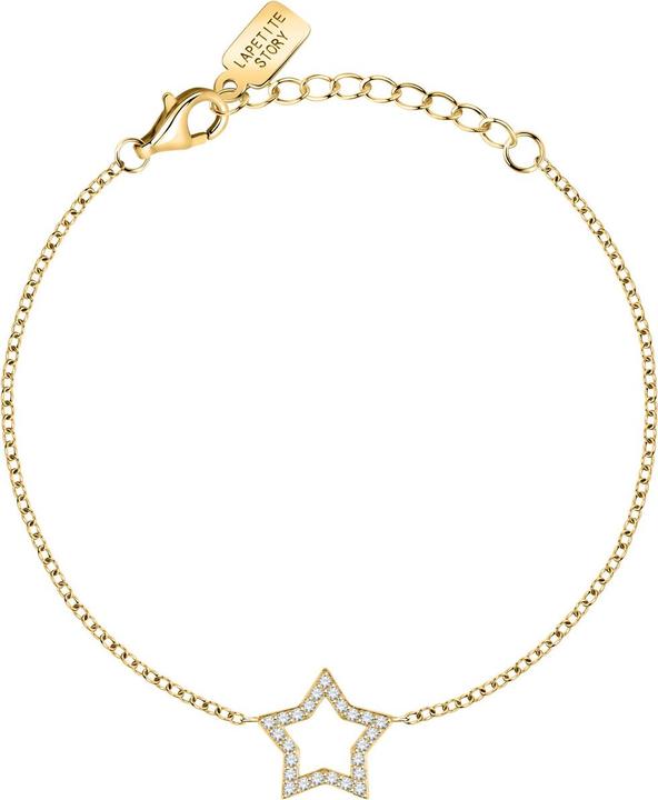 Produktbild La Petite Story Gold-plated star bracelet Silver LPS05AWV28 (19 cm, Silber 925)