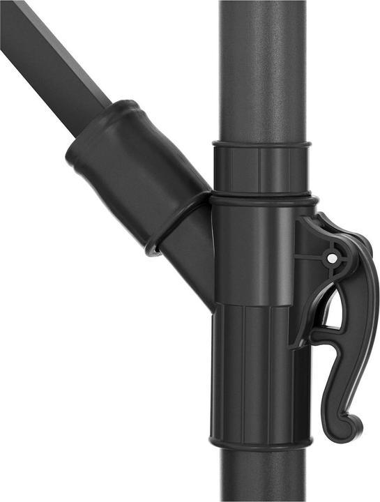 Produktbild Uniprodo Ampelschirm Sonnenschirm Pendelschirm viereckig 250 x 250 cm neigbar UPF 50+ (2.49 m)