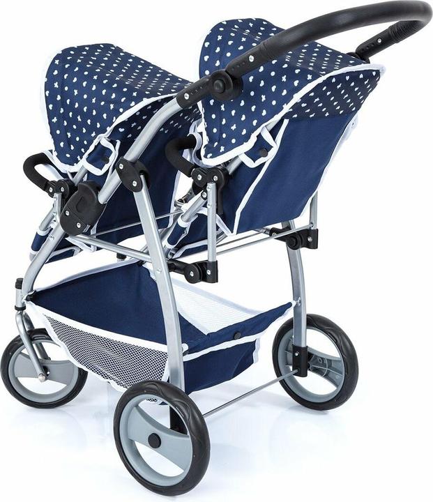 Produktbild Reig Puppenwägelchen Tandem Blau 73 x 63 x 46 cm
