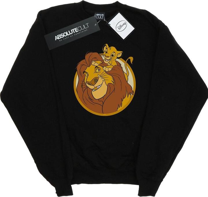 Actual product image Disney Girls The Lion King Mufasa And Simba Sweatshirt (140, 146)
