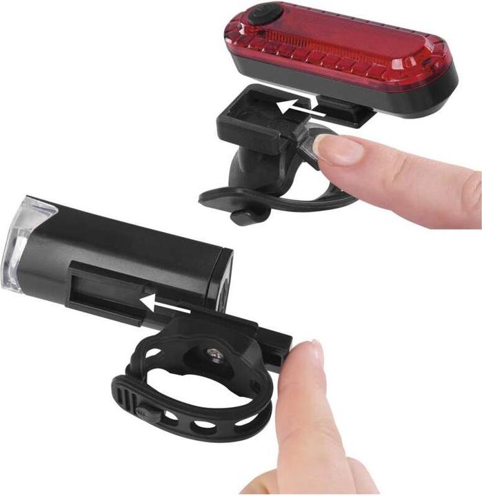 Image du produit Emos Lampes pour vélo (90 lm, 20 lm)