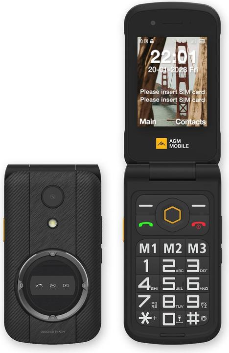Produktbild AGM M8 128MB 4G BLACK (2.80", 0.08 Mpx, 4G)