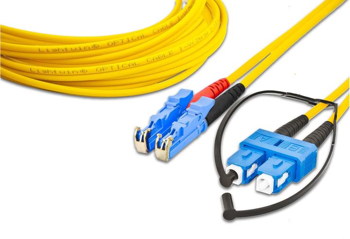 Produktbild Lightwin LWL-Patchkabel LSH-SC, Singlemode, Duplex, 3m (CAT6, 3 m)