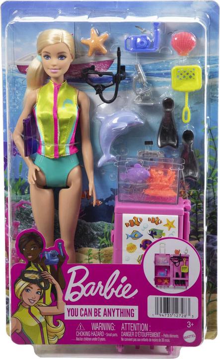 Actual product image Barbie Marine Biologist Doll and Playset (Light Skin Tone)