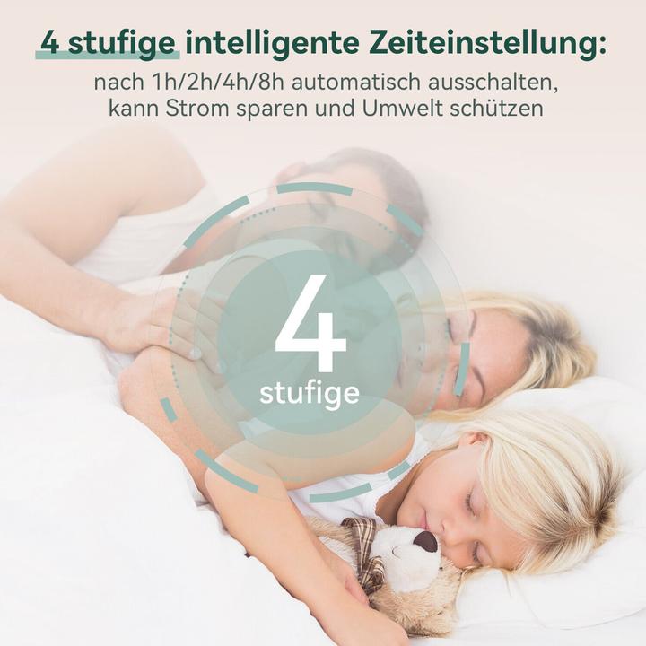 Produktbild SONNI Deckenventilator mit Licht und Fernbedienung, geräuschlos, 3 Farbtemperaturen, 119 cm, Schwarz (0 dB)