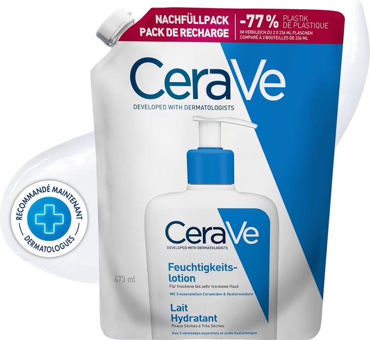 Produktbild CeraVe Moist Lotion Refill englisch französisch (Körperlotion, 473 ml)
