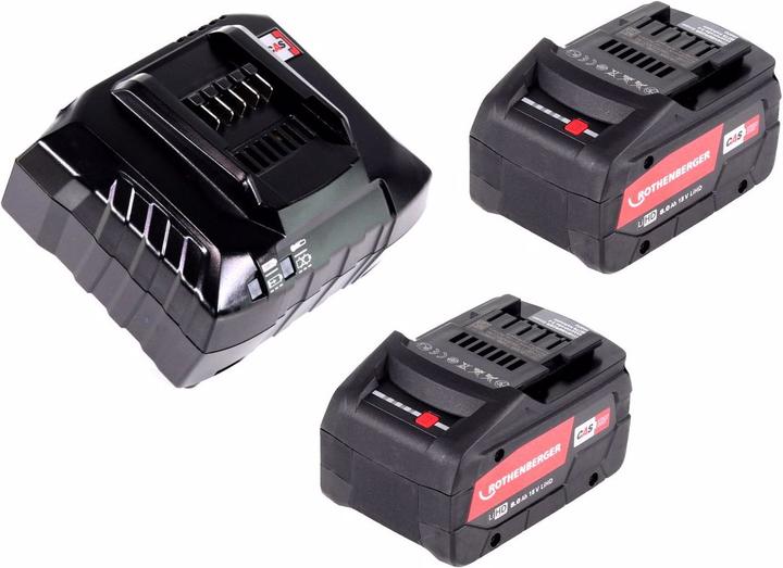 Immagine prodotto Rothenberger Pressa a batteria ROMAX 4000 18V + 2x batteria 8,0Ah + caricatore + valigetta