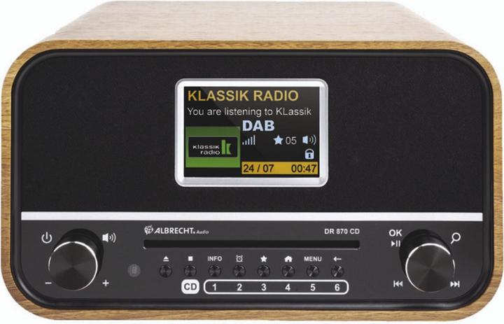 Albrecht DR 870 CD DAB+ Seniorenradio
