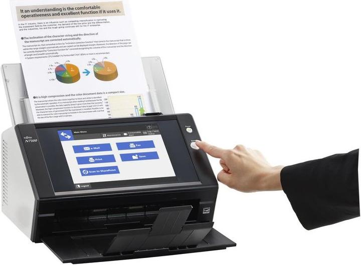 Actual product image Fujitsu N7100 (USB, Ethernet)