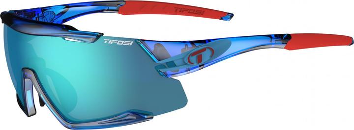 Actual product image Tifosi Unisex Aethon Sunglasses, Crystal Blue/Clarion Blue, One Size Only (Blue, Blue)