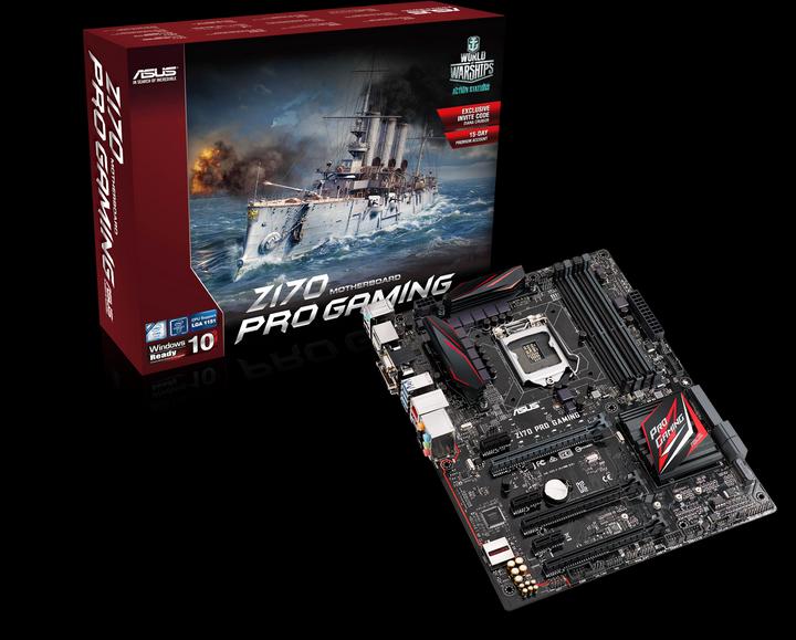 Produktbild ASUS Z170 Pro Gaming (LGA 1151, Intel Z170, ATX)