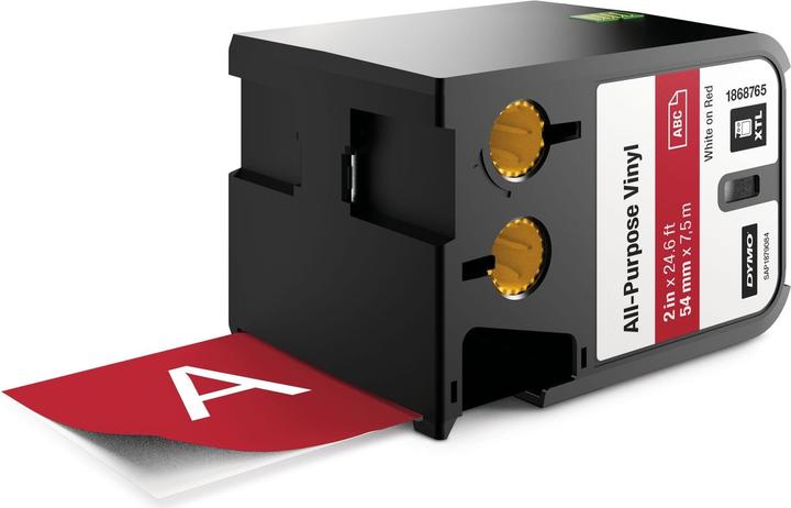 Produktbild Dymo XTL Schriftband, Vinyl (5.40 cm, Rot)