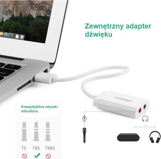 Produktbild Ugreen External Sound Adapter 30724 (USB)
