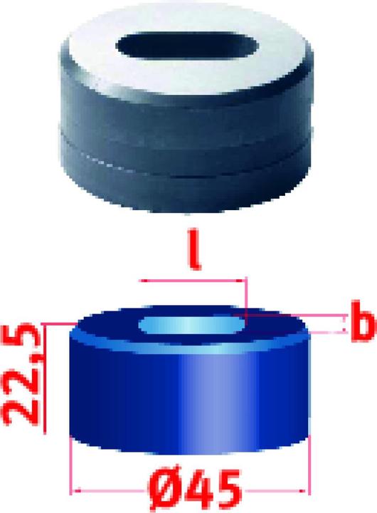 Actual product image Metallkraft Slot die no. 45 9.8 x 30.3 mm