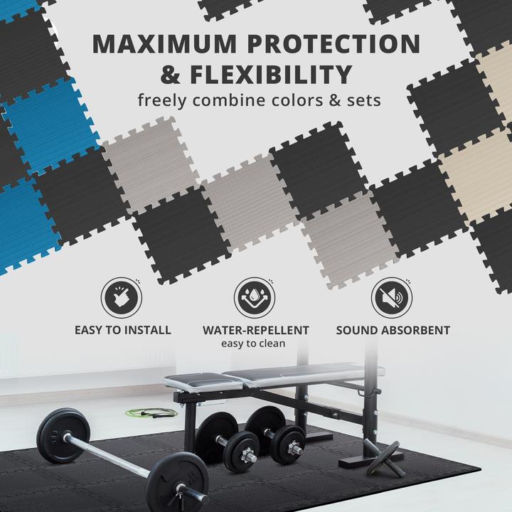 Produktbild BeMaxx Schützendes Puzzle-Mattenset (1 cm)