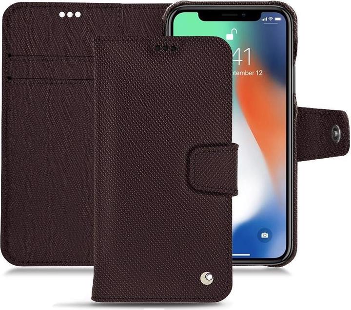 Noreve Lederschutzhülle Wallet (Apple iPhone XS Max)